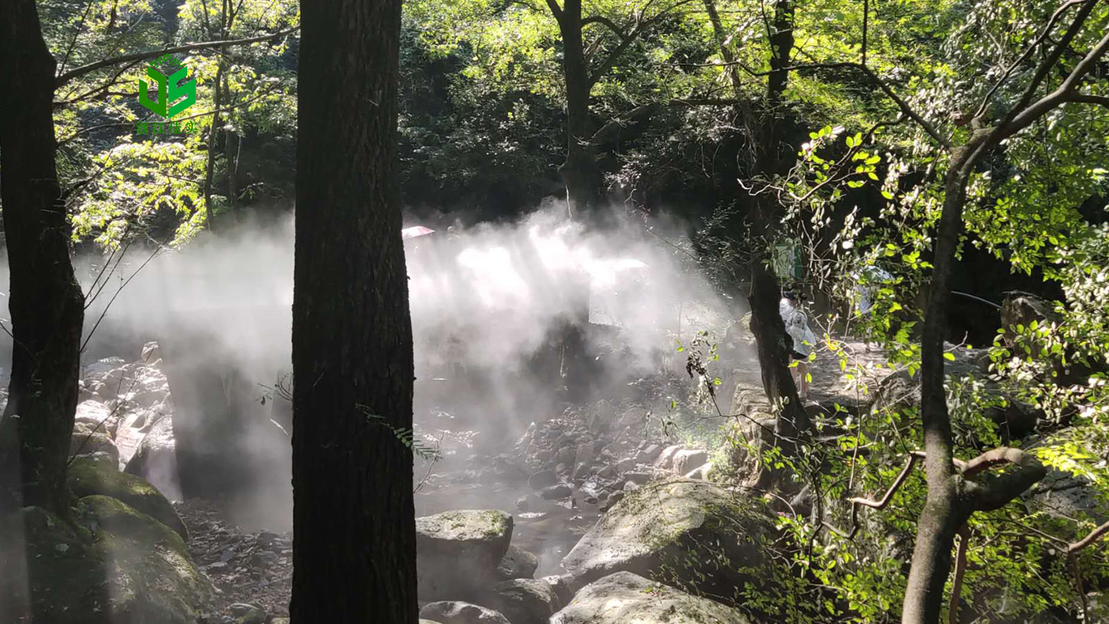 上海人造雾雾森系统喷雾造景打造沉浸式网红景观
