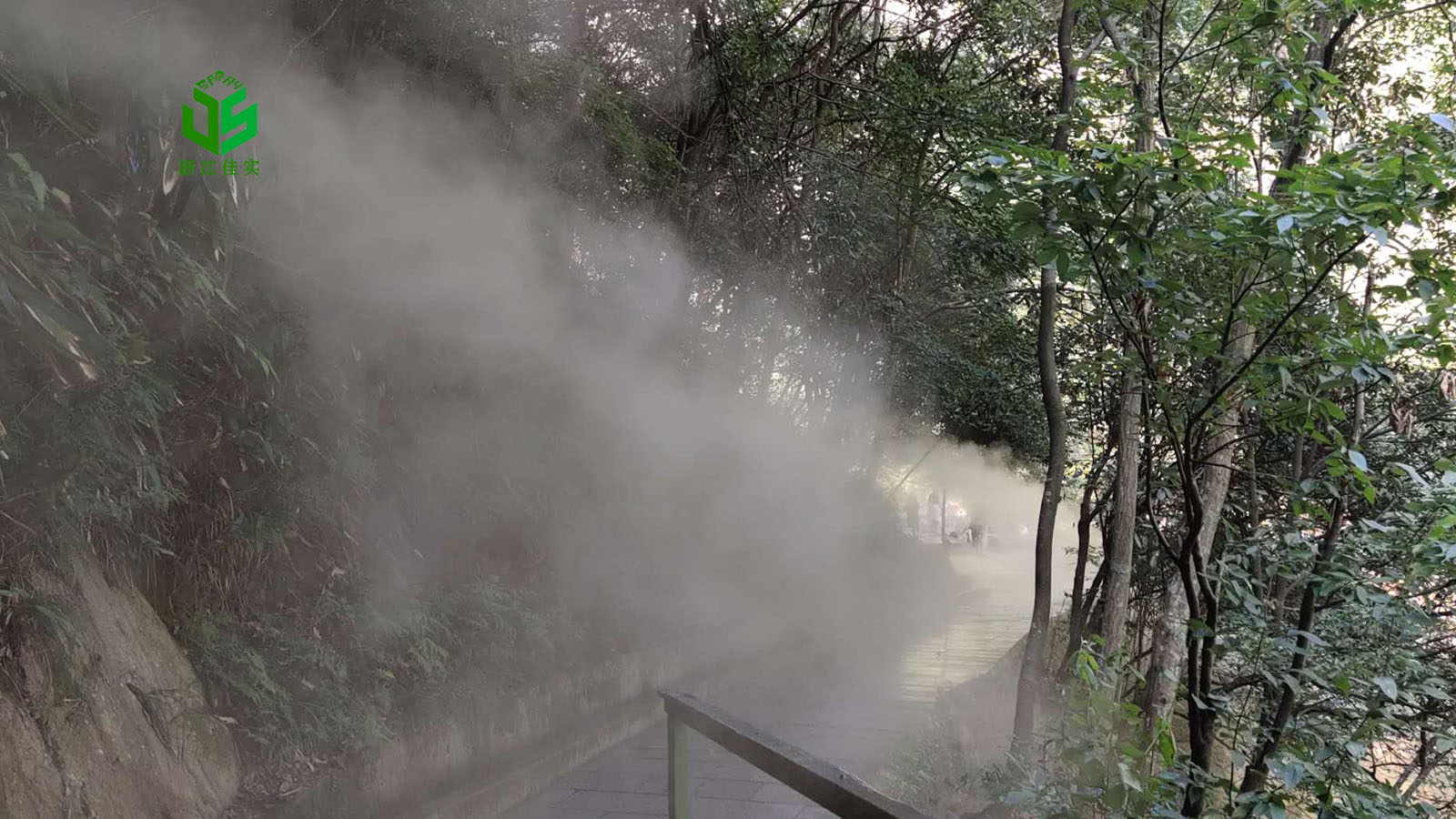 上海人造雾喷雾造景雾森系统打造沉浸式景观体验