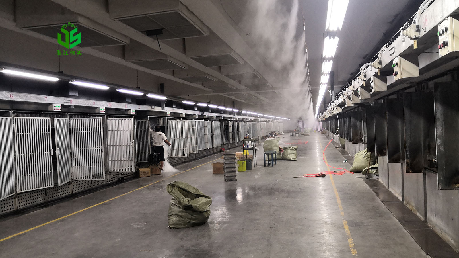 上海工厂降尘降温专用高压喷雾设备