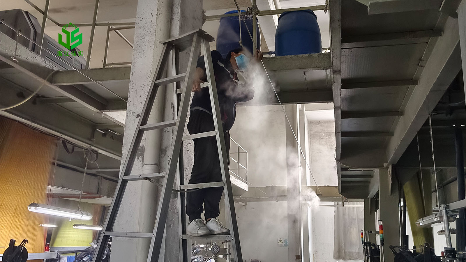 上海厂房降温降尘用高压喷雾设备